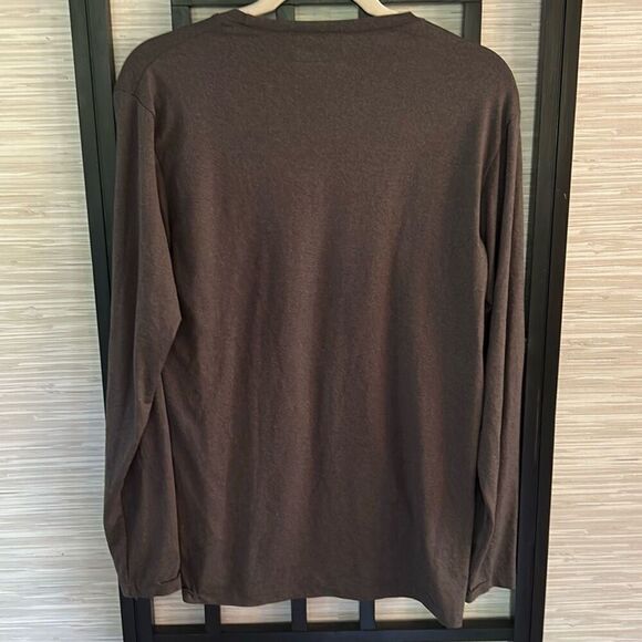 Avalanche gray men's lightweight long sleeve T-shirt size M - Picture 3 of 4